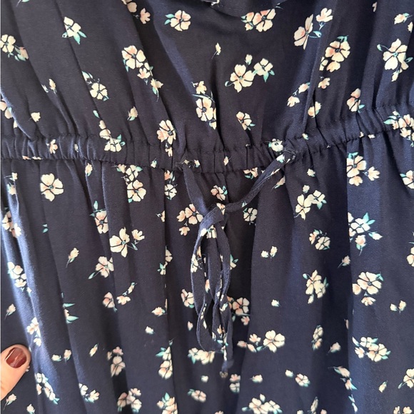 Torrid Navy Blue Floral Dress - Picture 3 of 4